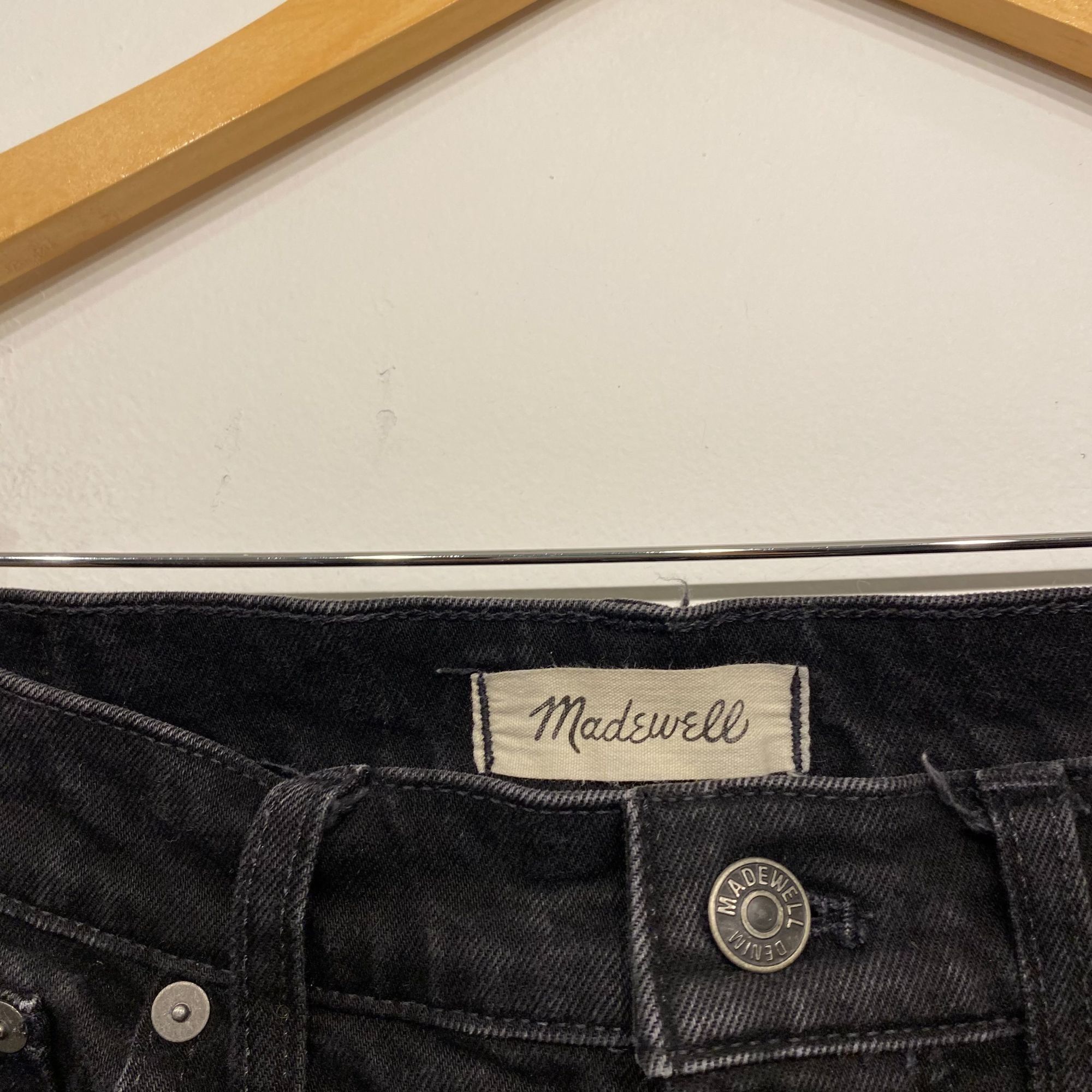 Madewell Madewell The Perfect Vintage Flare Jean in Black Sherborn Wa Size 29" - 3 Thumbnail