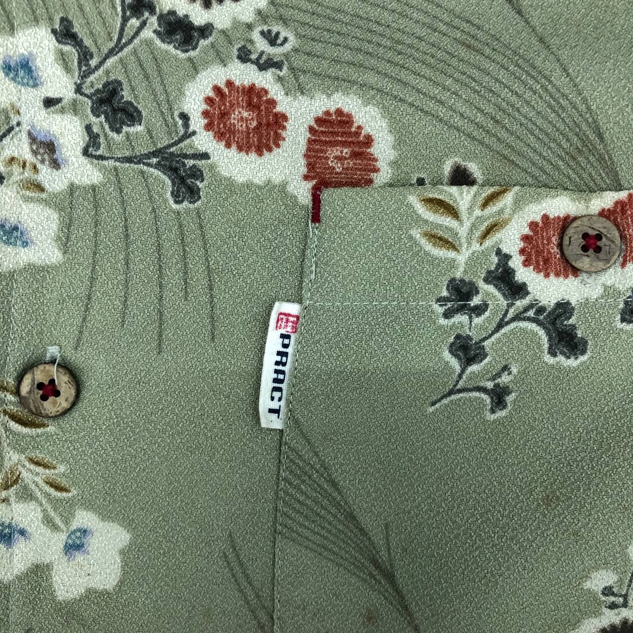 Japanese Brand T274 PRACT JAPAN SAKURA FULL PRINT BOWLING SHIRTS Size US XL / EU 56 / 4 - 6 Thumbnail