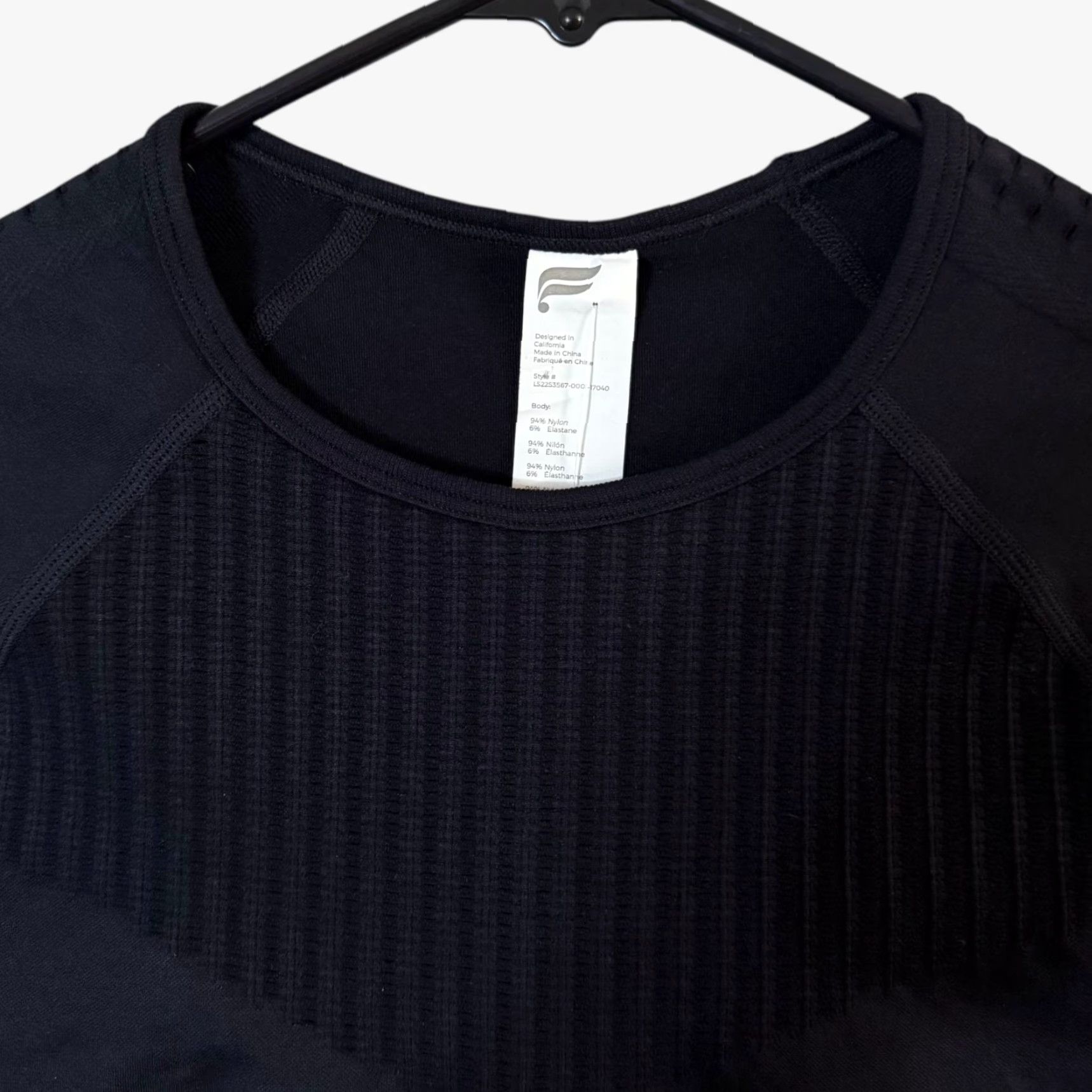 Fabletics Fabletics Sync Seamless Long-Sleeve Top Black Women's M Athletic Gym NEW Size M / US 6-8 / IT 42-44 - 5 Thumbnail