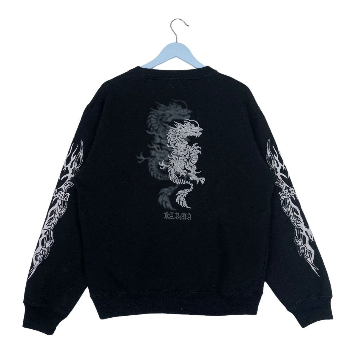 Designer × Vintage Karma Sweatshirt Crewneck Pullover Jumper Size US M / EU 48-50 / 2 - 1 Thumbnail