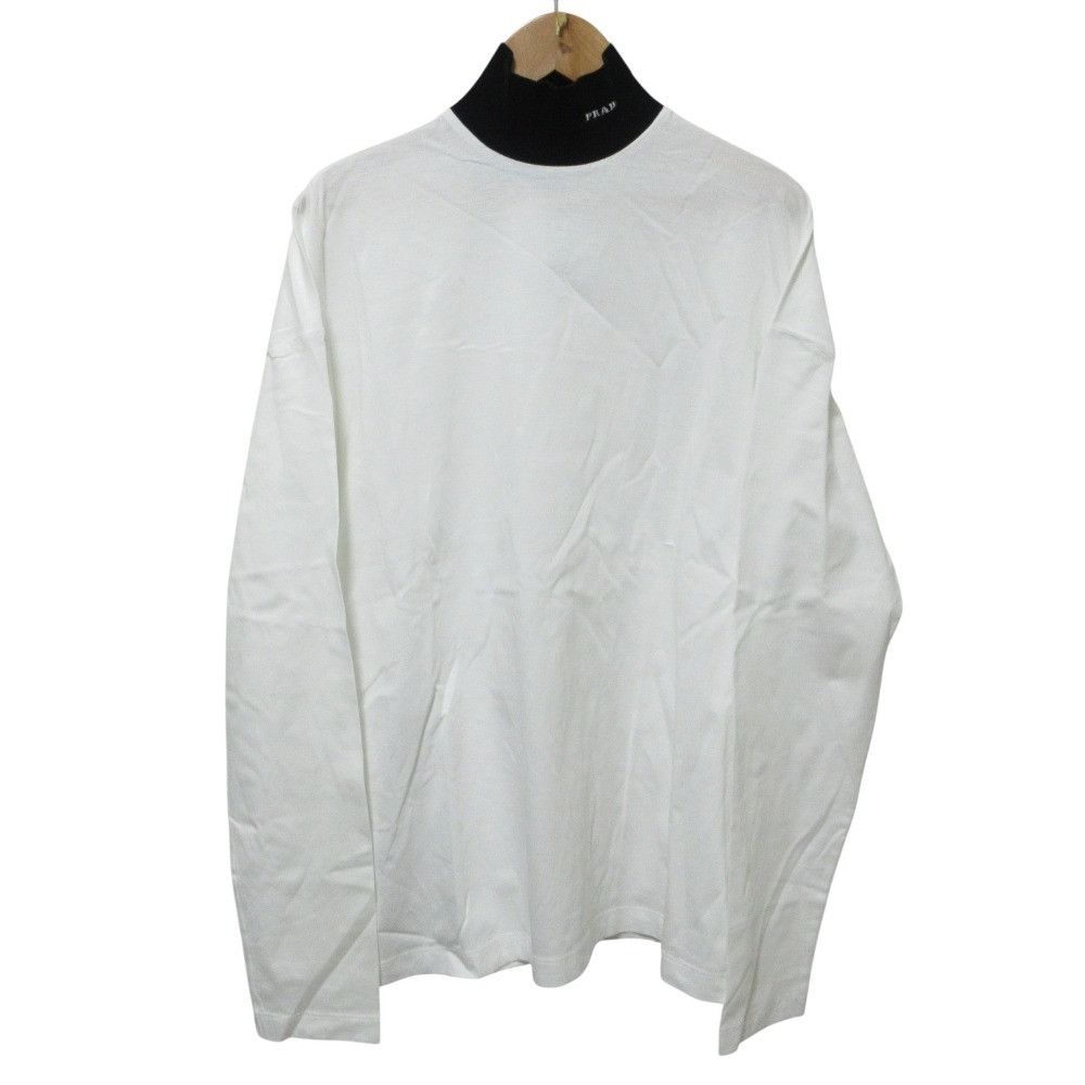 Prada Prada Prada High Neck Long Sleeve T Shirt Textile T-Shirts DUTY FREE for USA Size ONE SIZE - 1 Thumbnail