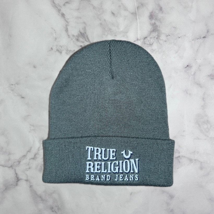 True Religion Kalamata Tribal Embroidered Beanie Size ONE SIZE - 2 Thumbnail