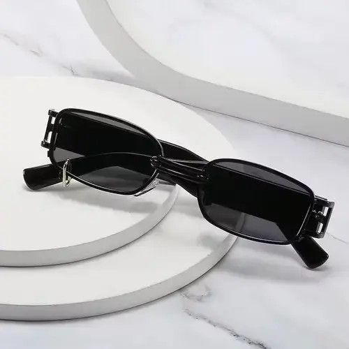 Electric Visual × Vintage Punk Metal Ring Eyewear Shades UV400 Men Square Sun Glasses Size ONE SIZE - 1 Thumbnail
