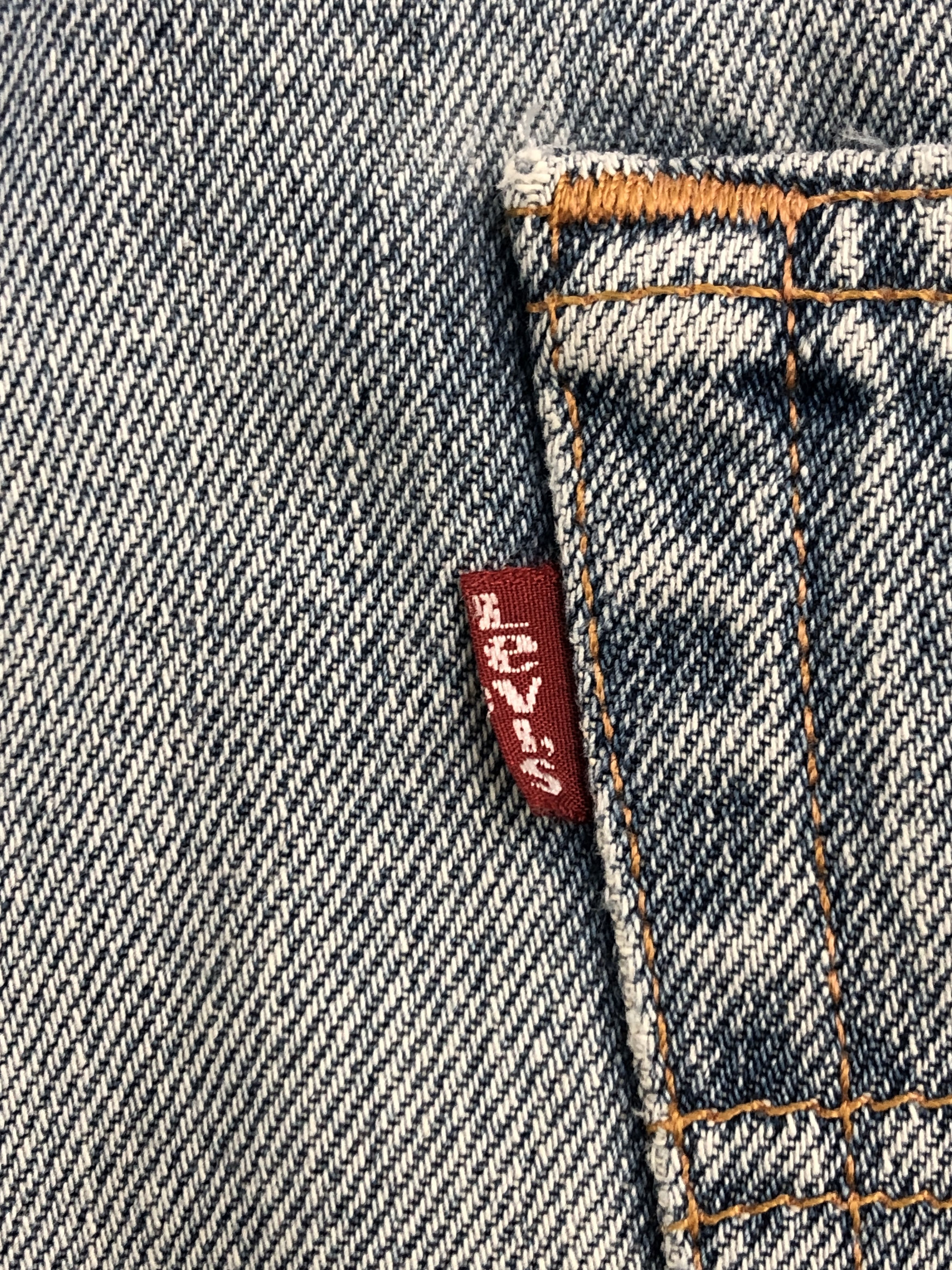 Levi's × Vintage Vintage Levis 90s 501 Light Washed Denim Jeans Size US 32 / EU 48 - 6 Thumbnail