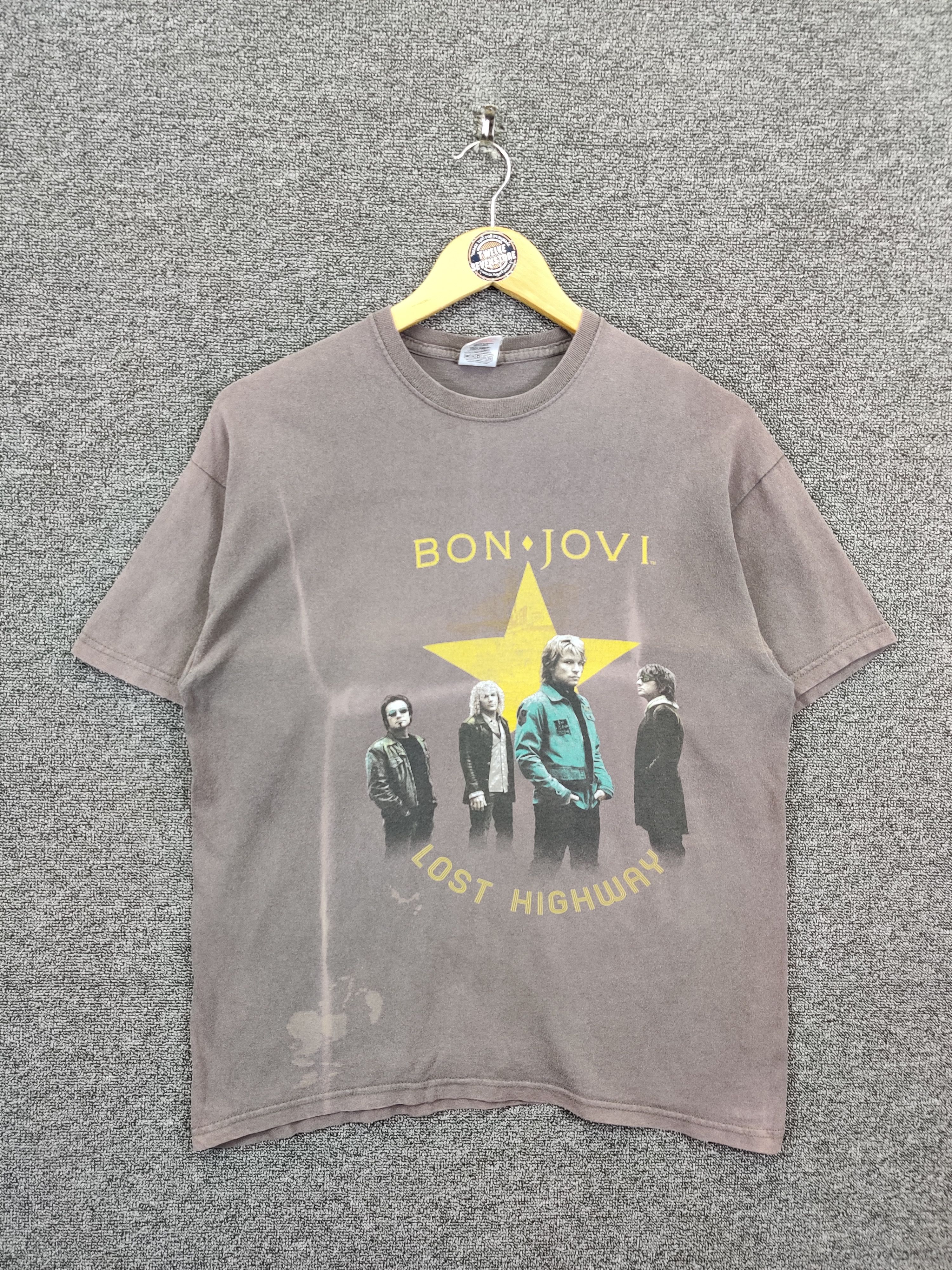 Vintage Bonjovi Lost Highway Tour Band Tee Tshirt