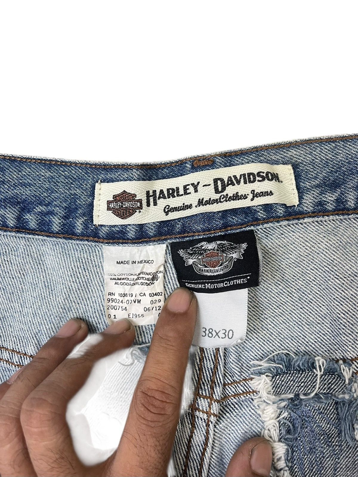 Harley Davidson Vintage Harley Davidson Genuine Motorclothes Jeans Size US 38 / EU 54 - 8 Thumbnail