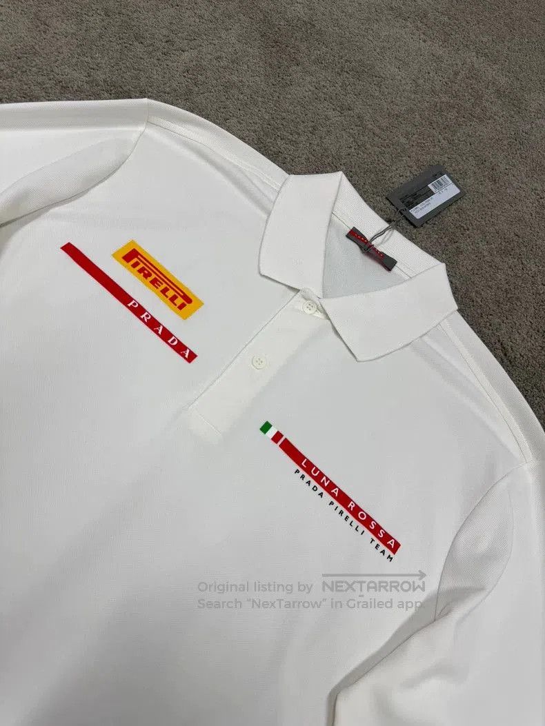 Prada PRADA x LUNA ROSSA Long Sleeve Polo. Size US S / EU 44-46 / 1 - 2 Thumbnail