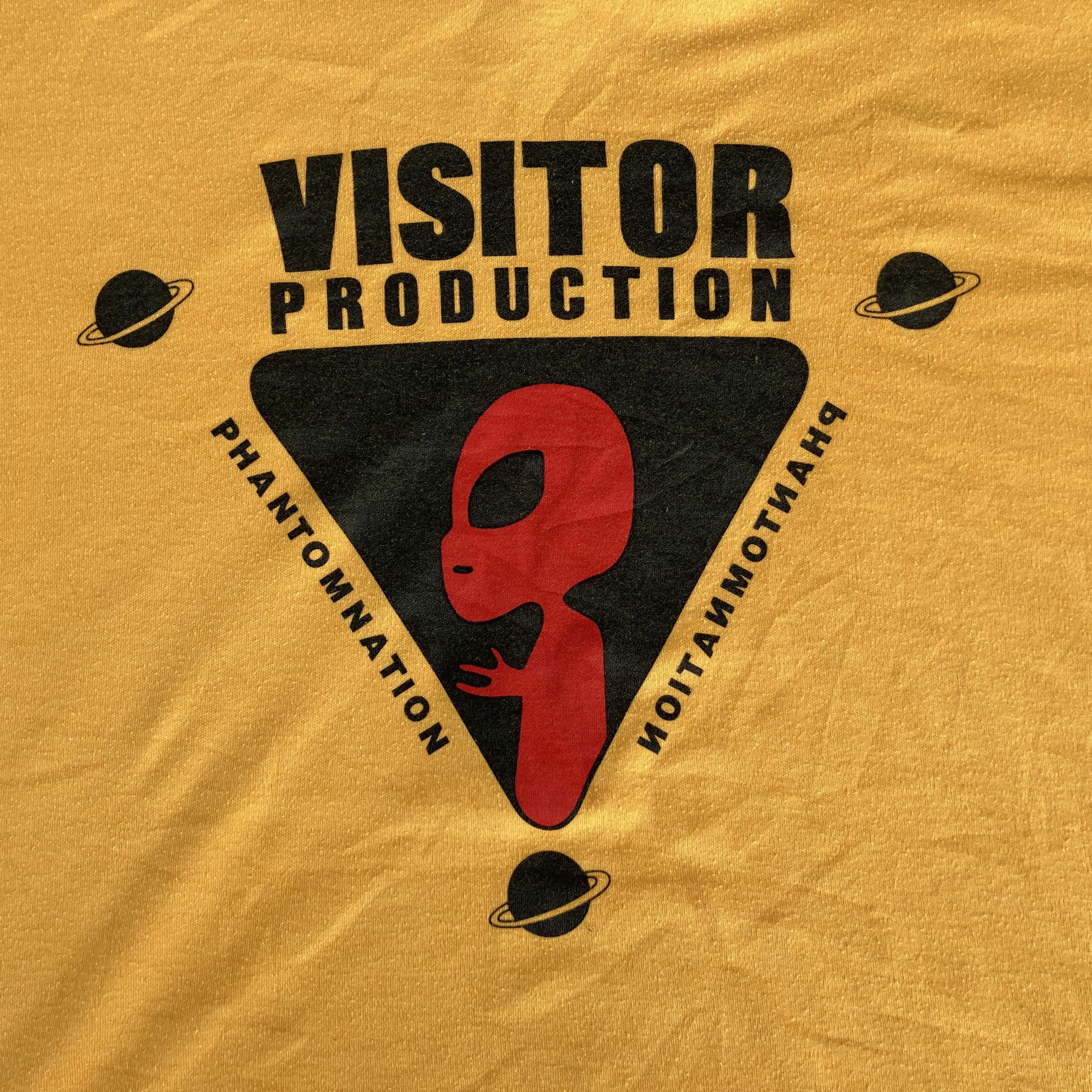 Vintage Visitors Production Alien Phantomnation 90s Original T Shirt Size US XXL / EU 58 / 5 - 5 Thumbnail