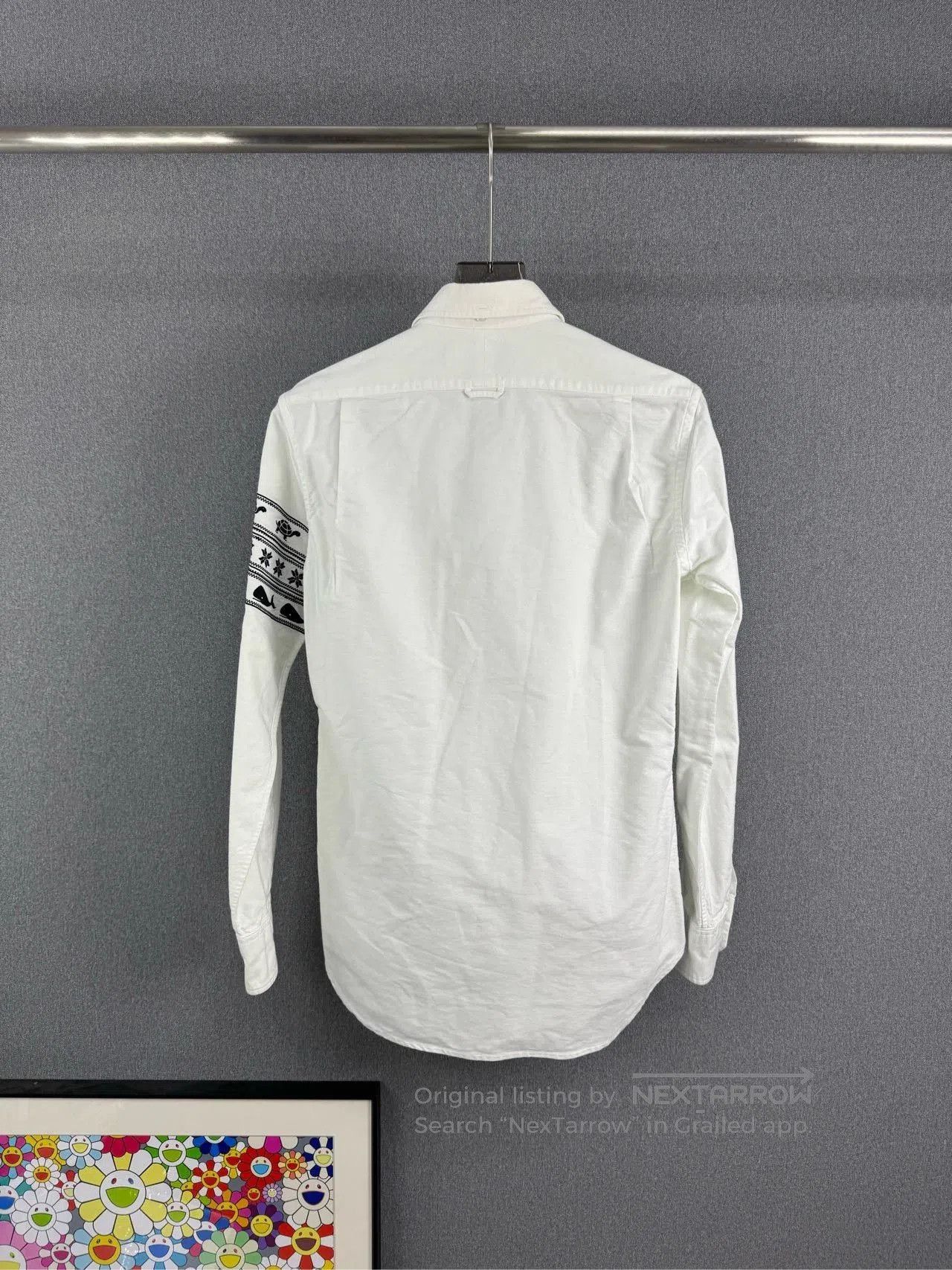 Thom Browne THOM BROWNE TB Whale Embroidery Shirt. Size US M / EU 48-50 / 2 - 2 Thumbnail
