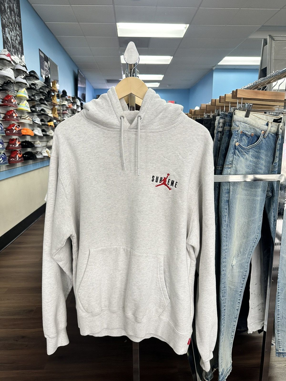 Supreme X Jordan Hoodie | Grailed
