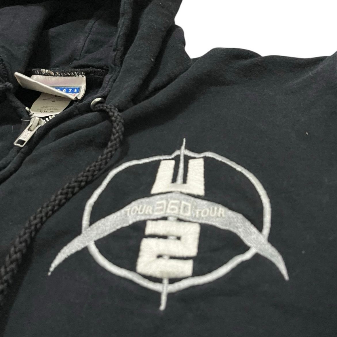 Vintage U2 360 Tour ‘09 Black Zip Up Hoodie Size US S / EU 44-46 / 1 - 2 Thumbnail