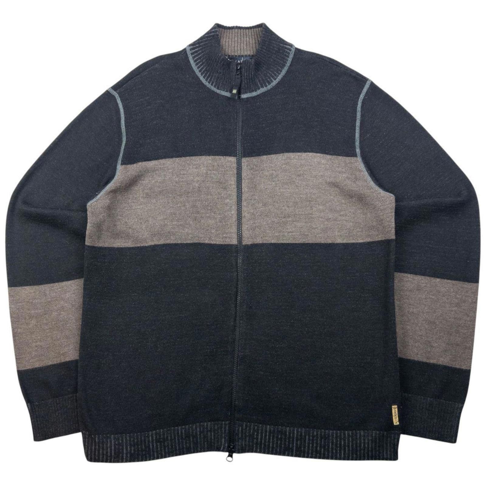 Other Vintage Armani Jeans Zip Up Jumper Size XL Size US XL / EU 56 / 4 - 2 Thumbnail
