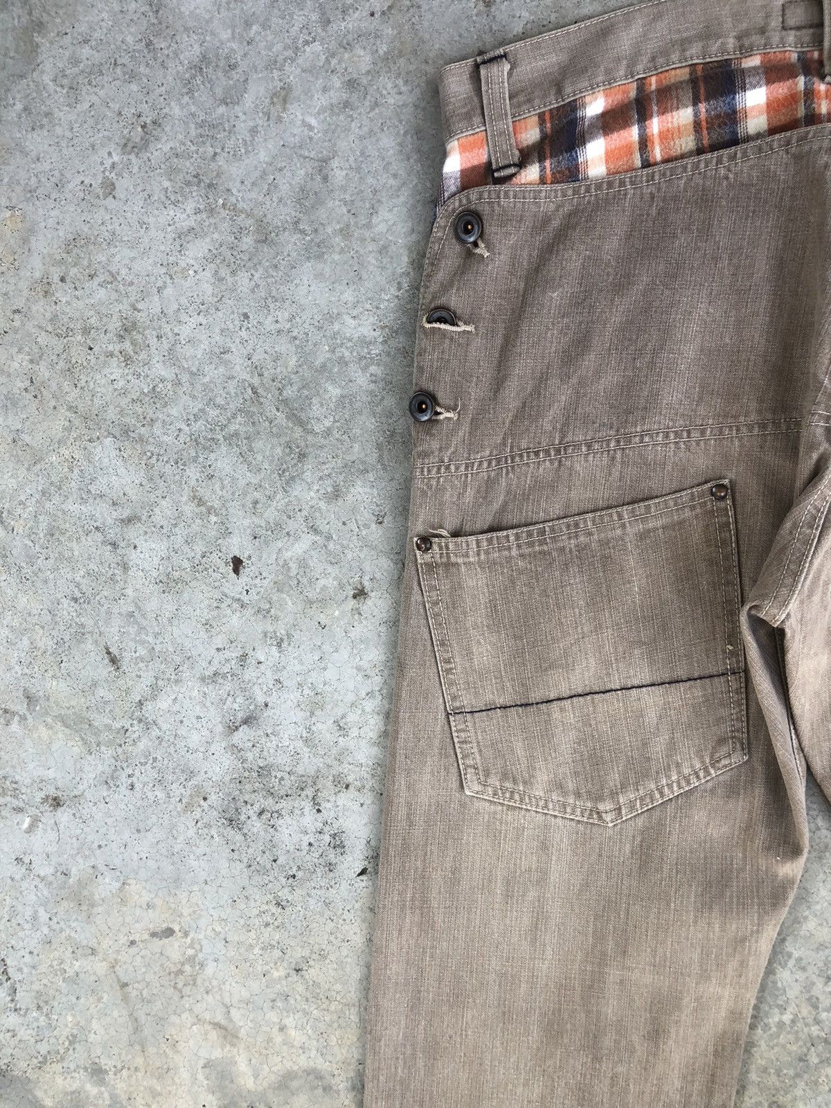 Japanese Brand Japanese Concave attempt Distressed Jeans Size US 33 - 10 Thumbnail