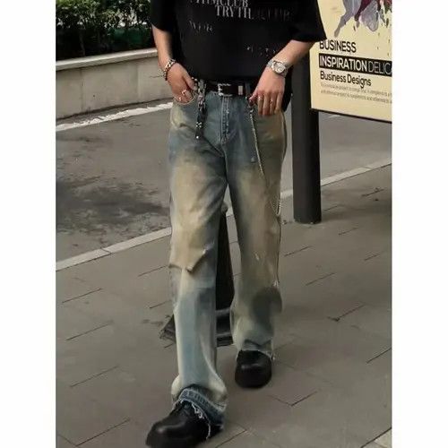 Designer × Japanese Brand × Vintage Ripped Design Washed Jeans Size US 28 / EU 44 - 3 Thumbnail