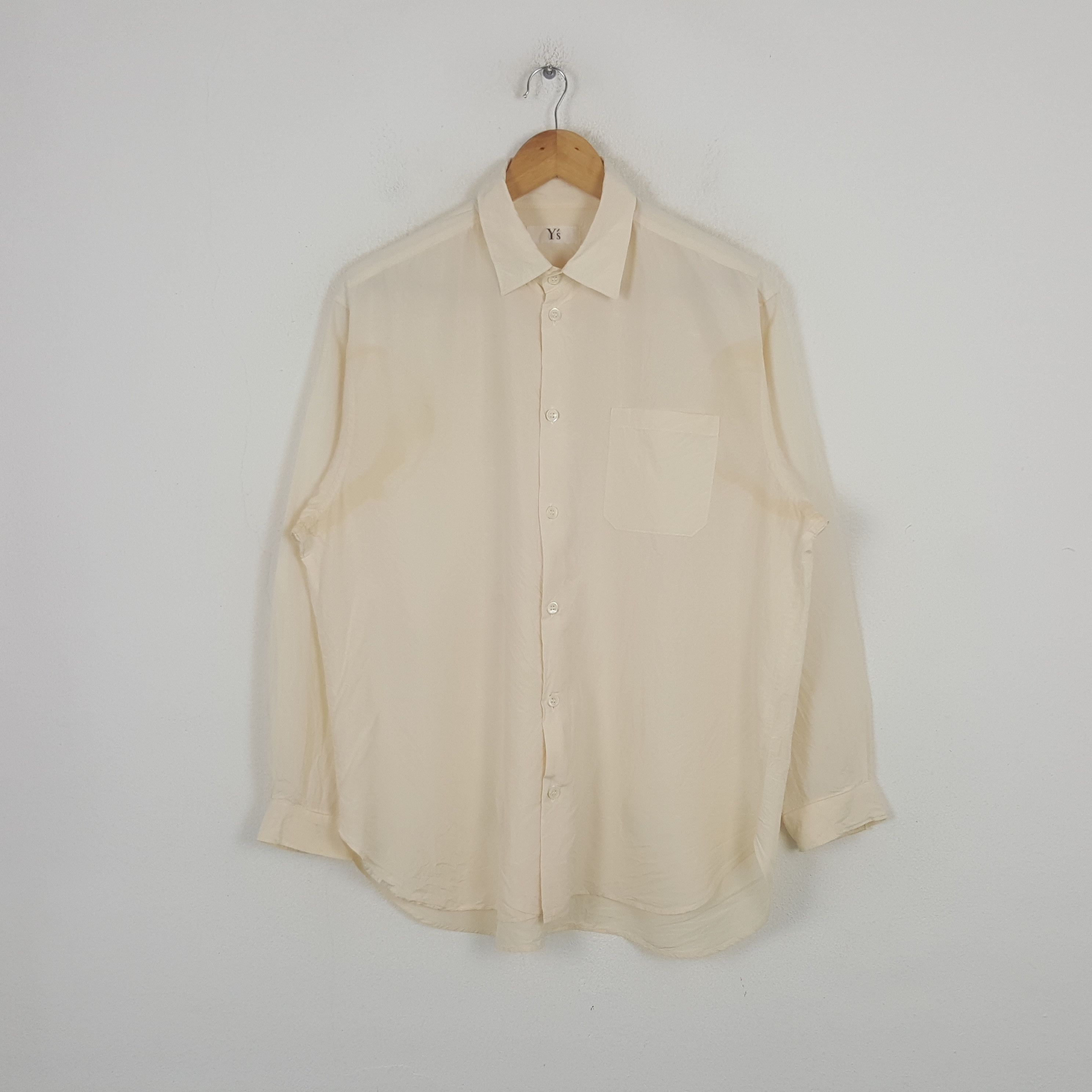 Y's Vintage Y's By Yohji Yamamoto Plain Shirt Button Up RR21 Size US L / EU 52-54 / 3 - 1 Thumbnail
