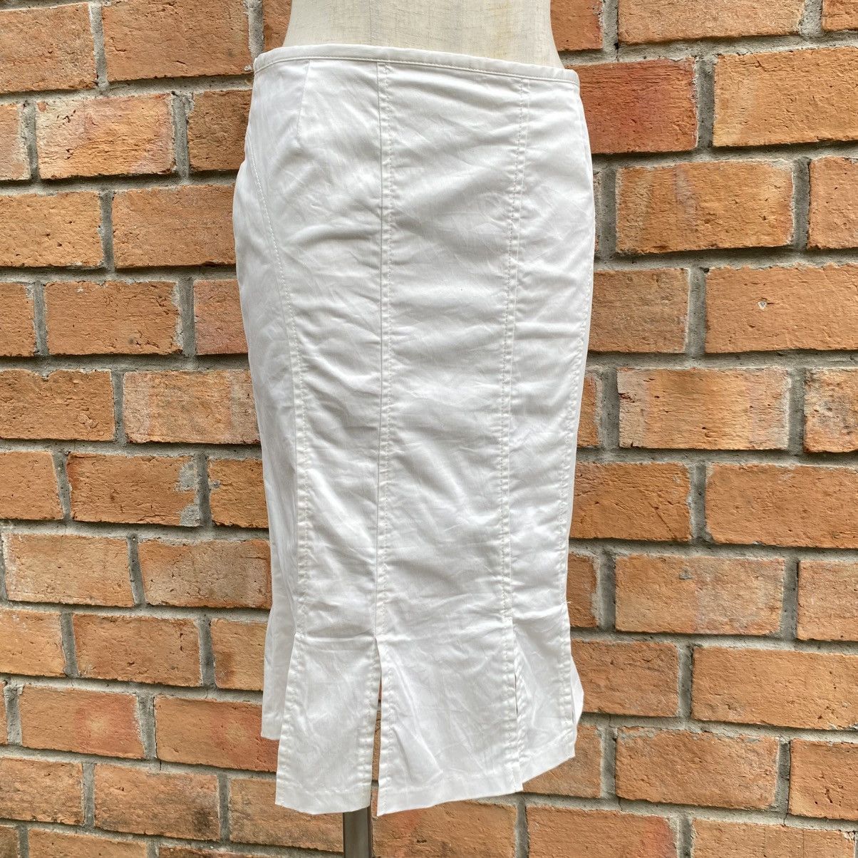 Designer BUONA GIORNATA White Flared Hem Skirt Size 27" / US 4 / IT 40 - 15 Thumbnail