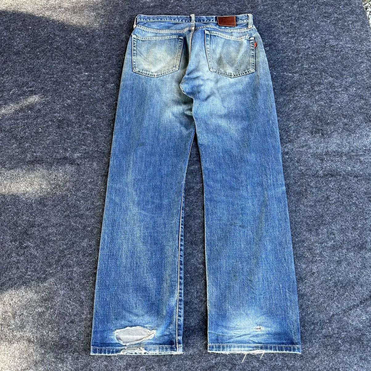 Edwin Vintage Thrash Edwin 504 Regular Orange Tag Denim 33x32 D620 Size US 34 / EU 50 - 4 Thumbnail
