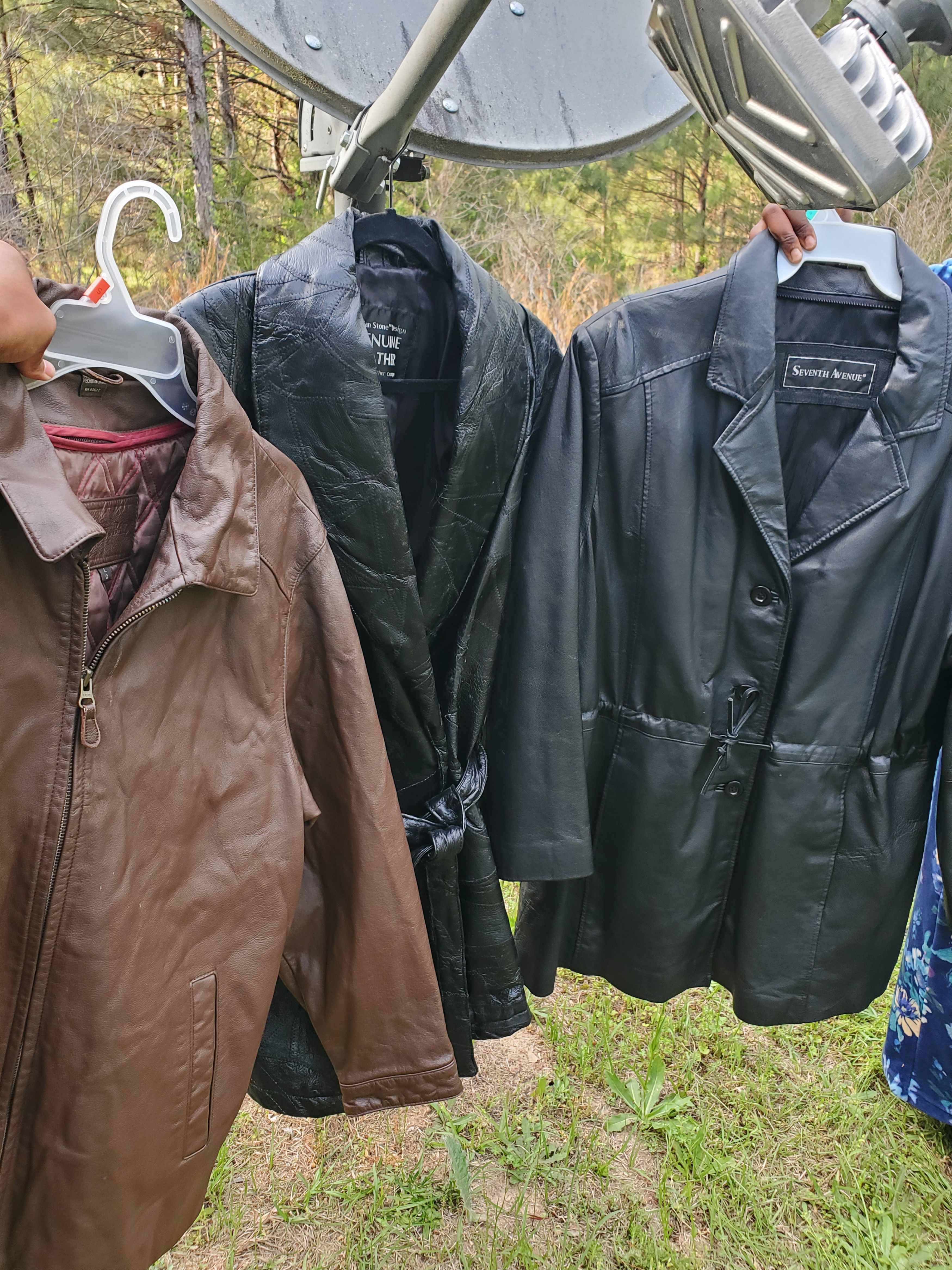 St. Johns Bay Vintage Lot of 3 Men's Genuine Leather Jackets Premium Brand Size US XXL / EU 58 / 5 - 2 Thumbnail