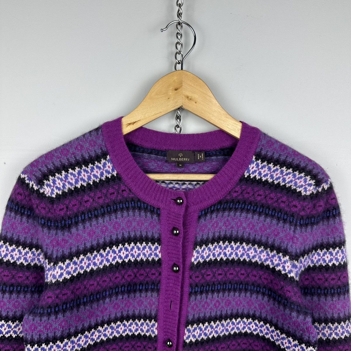 Mulberry Vintage Mulberry Wool Cardigan/Sweater Size M / US 6-8 / IT 42-44 - 2 Thumbnail