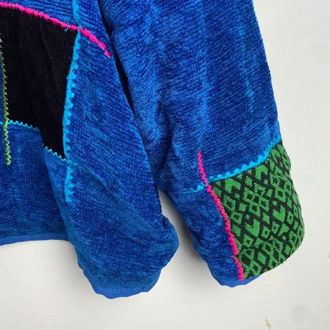 ALLEGE SEND OFFERS 💥 Japanese Patchwork Style Cardigan Jacket Size L / US 10 / IT 46 - 7 Thumbnail