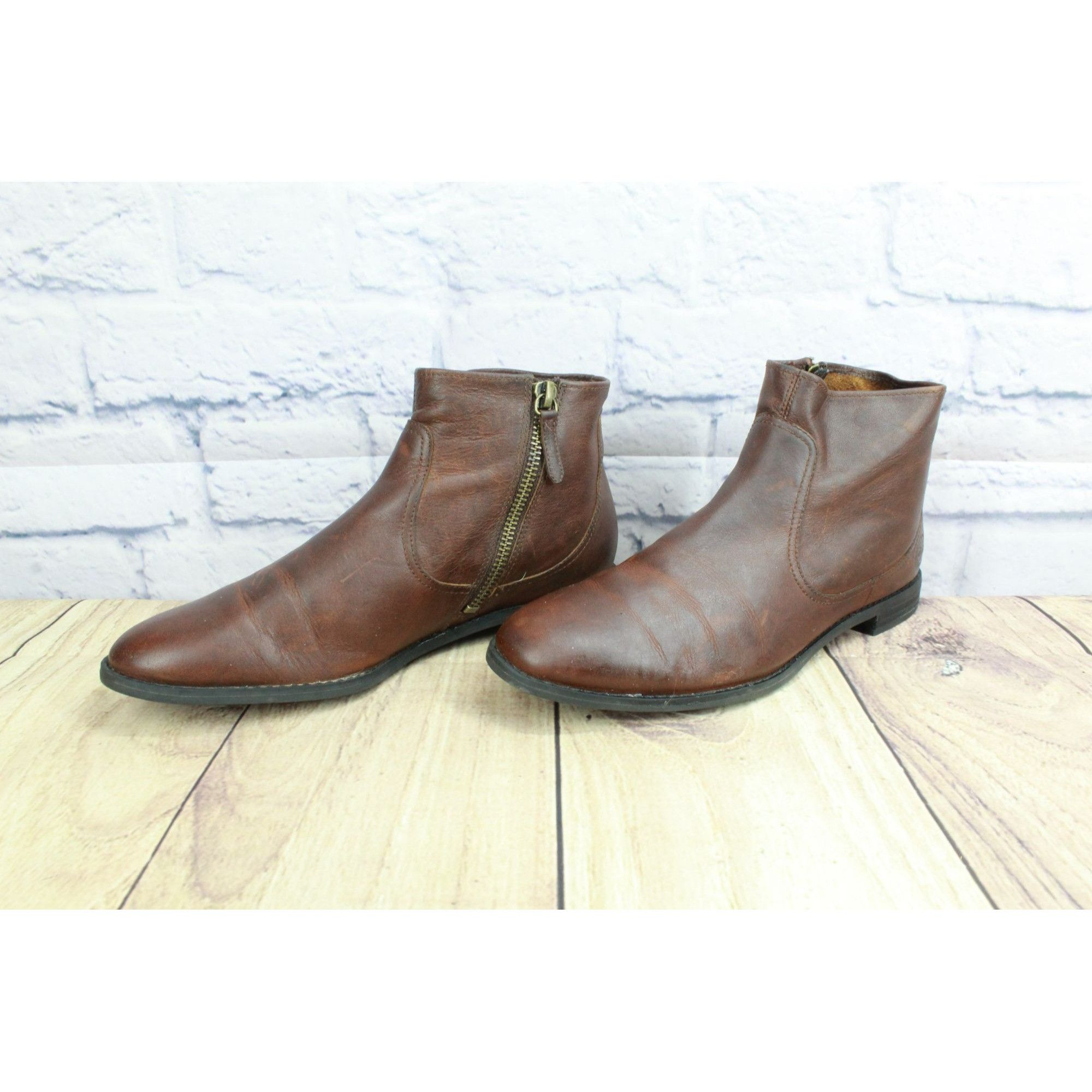 Leather × Timberland Timberland Preble Women's Side Zip Casual Ankle Boots Size US 7 / IT 37 - 3 Thumbnail