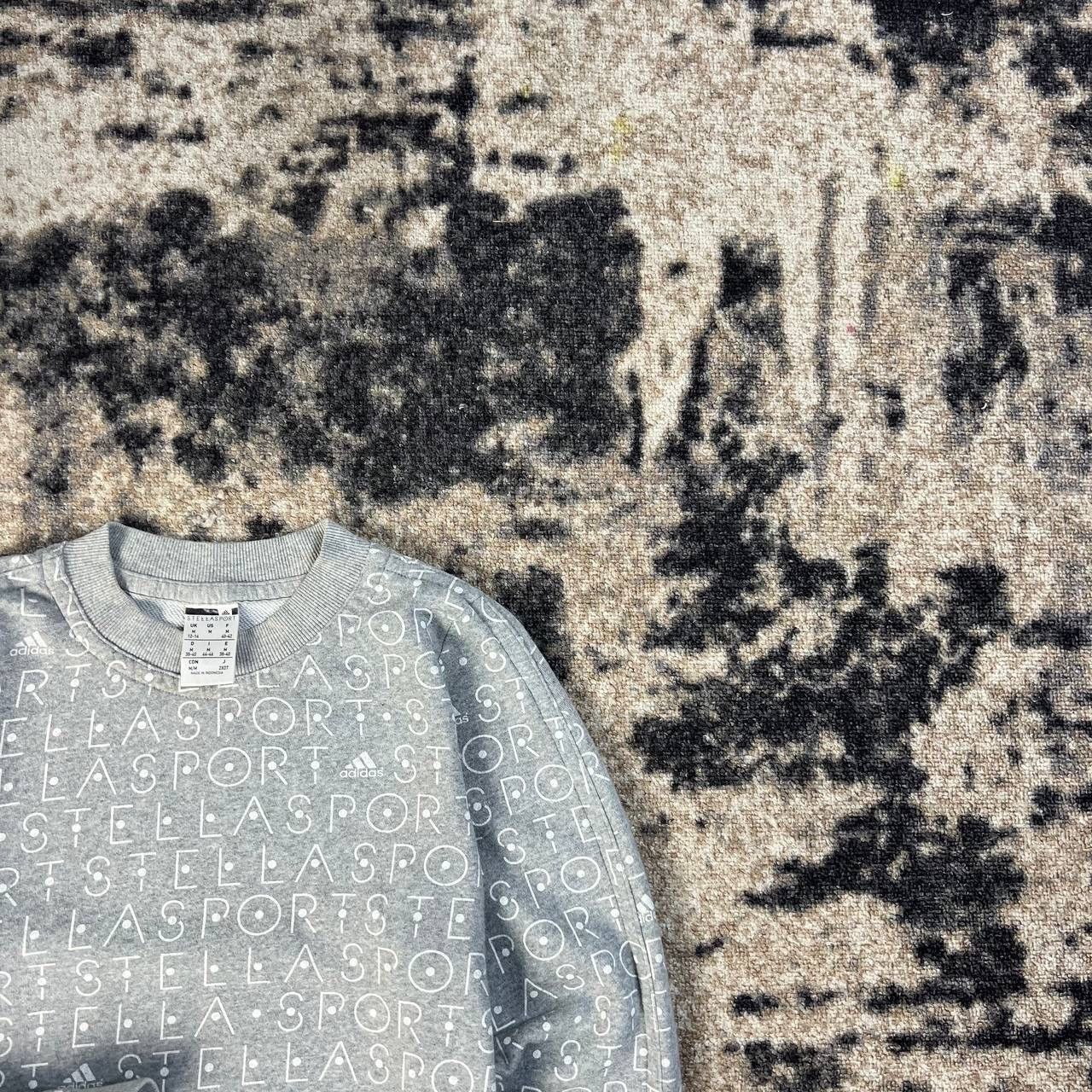 Adidas × Stella McCartney Adidas Stella McCartney Multilogo Crop Sweatshirt Size M / US 6-8 / IT 42-44 - 2 Thumbnail