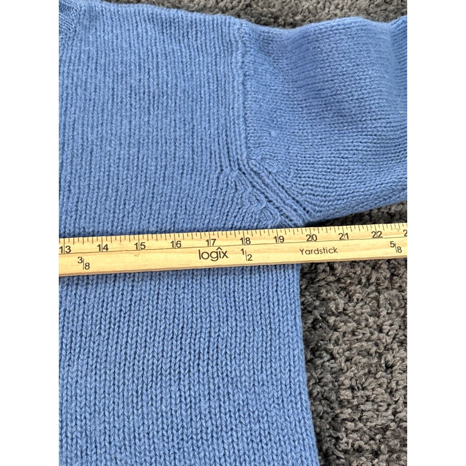 J.Crew VINTAGE J.CREW Sweater Mens S Crew Oarsman Blue Wool Cable-Knit Fisherman Pullover Size US S / EU 44-46 / 1 - 3 Thumbnail