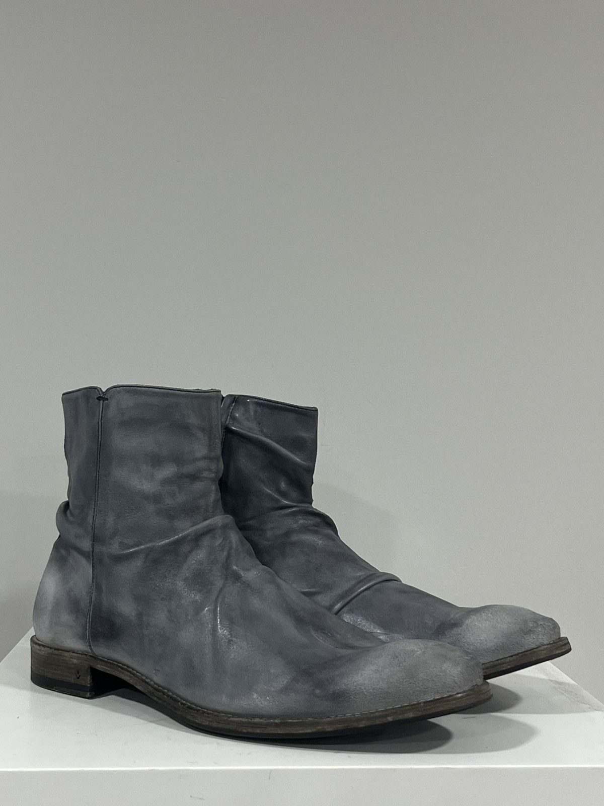 John Varvatos Morrison Sharpei Leather Boot 13 Size US 13 / EU 46 - 3 Thumbnail