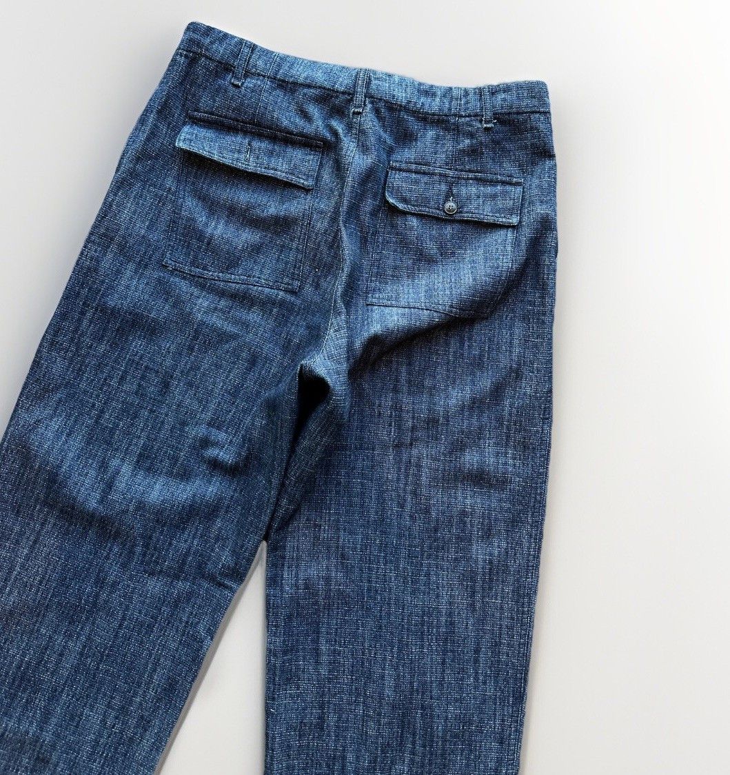 Vintage Myths Mens Baggy Wide Leg Denim Pants Trousers Jeans Style Size US 30 / EU 46 - 3 Thumbnail