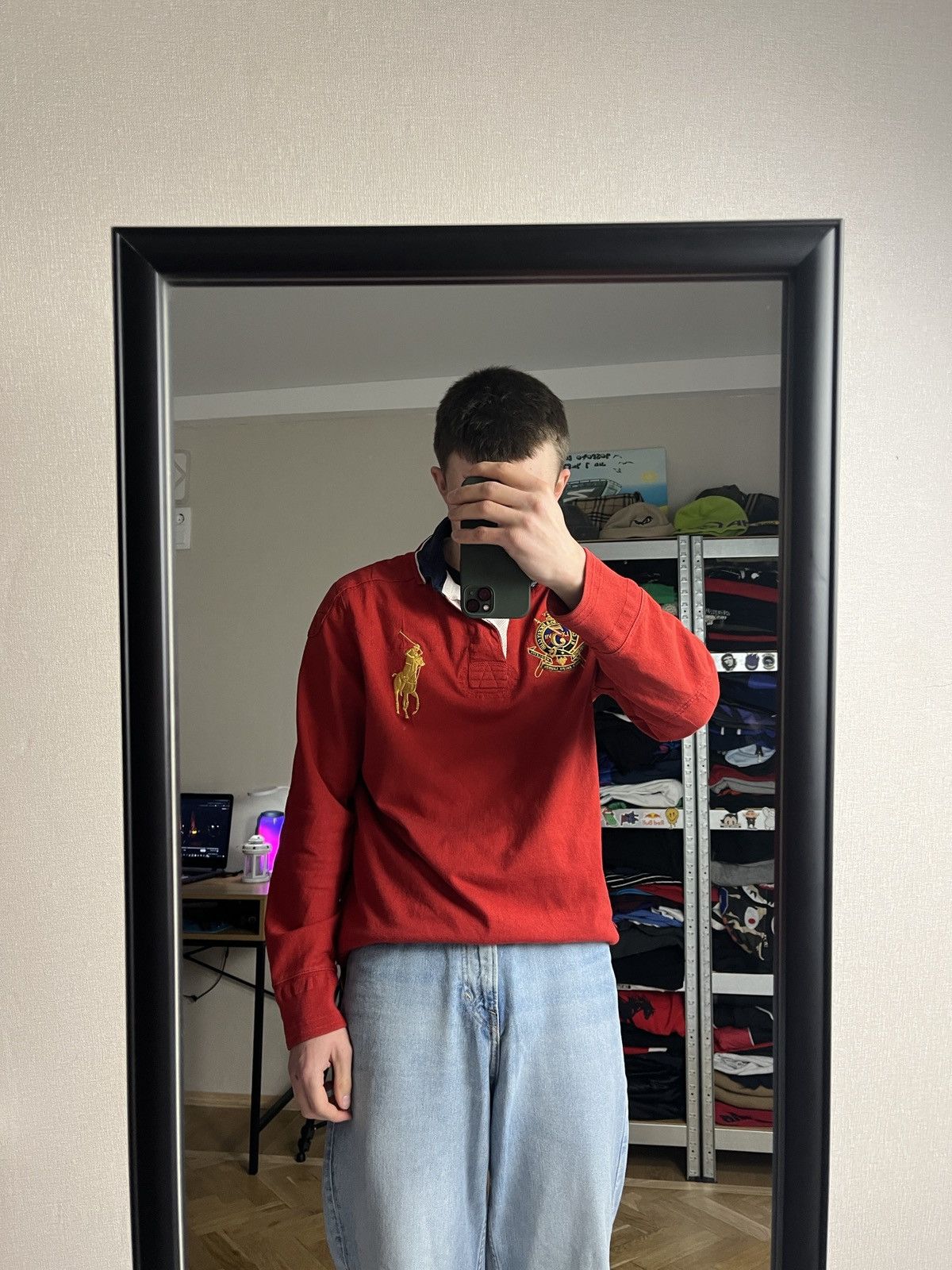 Polo Ralph Lauren Vintage Polo Ralph Lauren #3 RRL Rugby Shirt Longsleeve Y2k Size US L / EU 52-54 / 3 - 2 Thumbnail