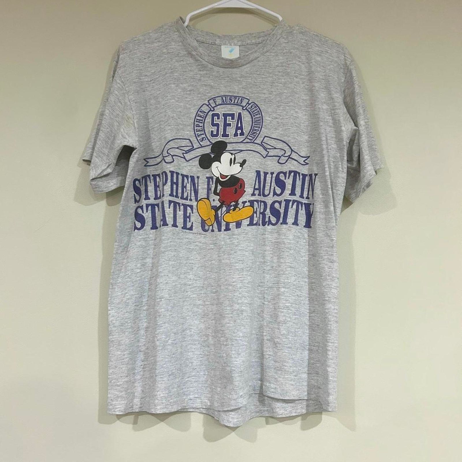 Other Vintage Mickey Mouse Stephen F Austin University Shirt Size US M / EU 48-50 / 2 - 1 Thumbnail