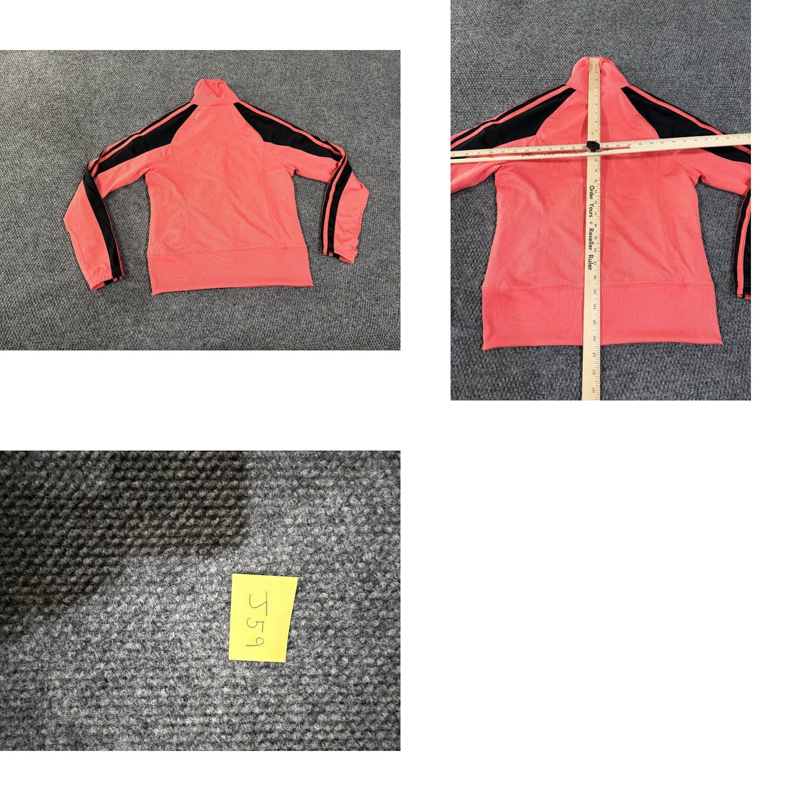 Adidas **Adidas Women's Pink Small Track Jacket Full Zip Striped Athletic** User: **Adidas Women's Small Pink Track Jacket Full Zip Striped Athletic** Size S / US 4 / IT 40 - 8 Thumbnail