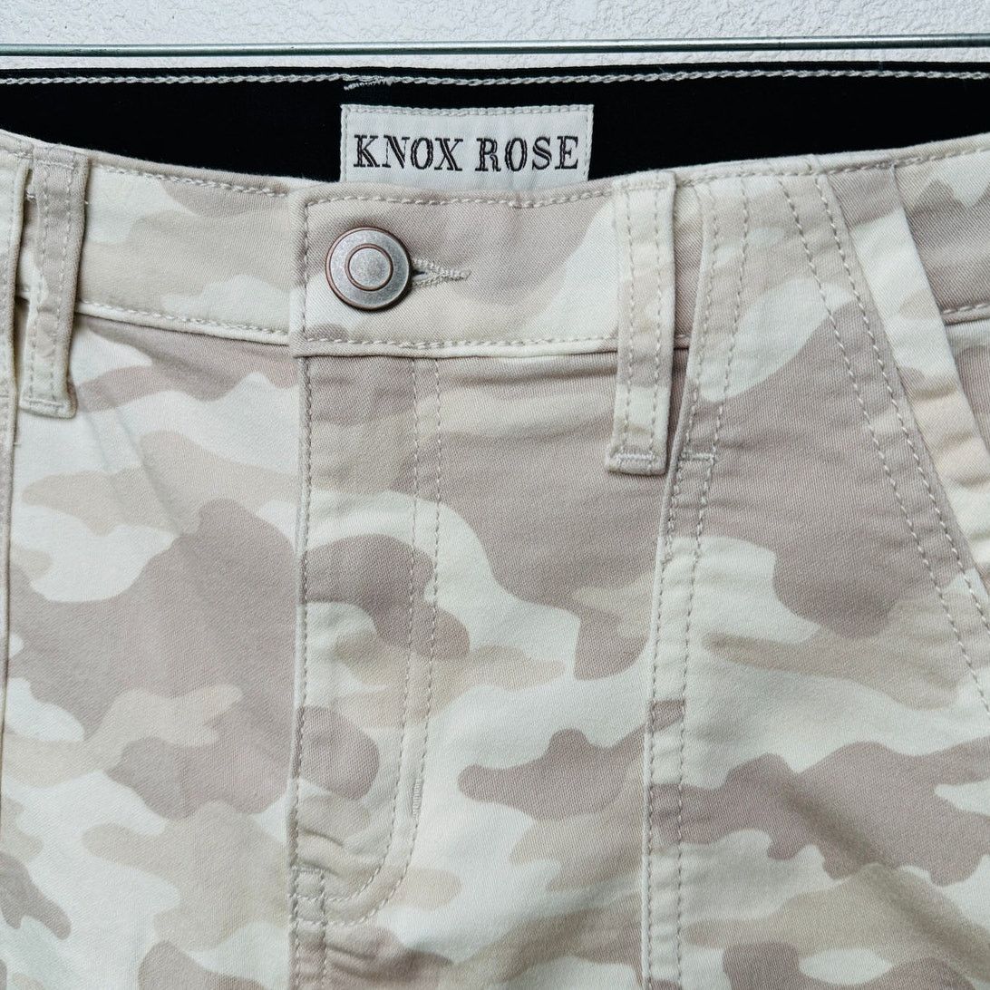 Other Knox Rose women’s camo ankle skinny pants beige 6 mid rise Size 28" / US 6 / IT 42 - 3 Thumbnail