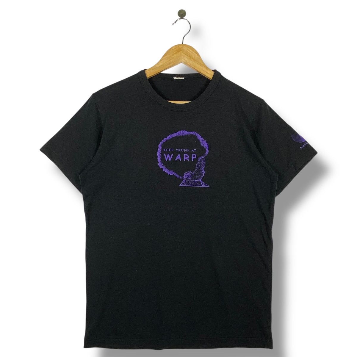 Vintage Vintage 90's NINTH ANNIE Keep Crunk A Warp Graphic Tee Shirt Size US M / EU 48-50 / 2 - 1 Thumbnail