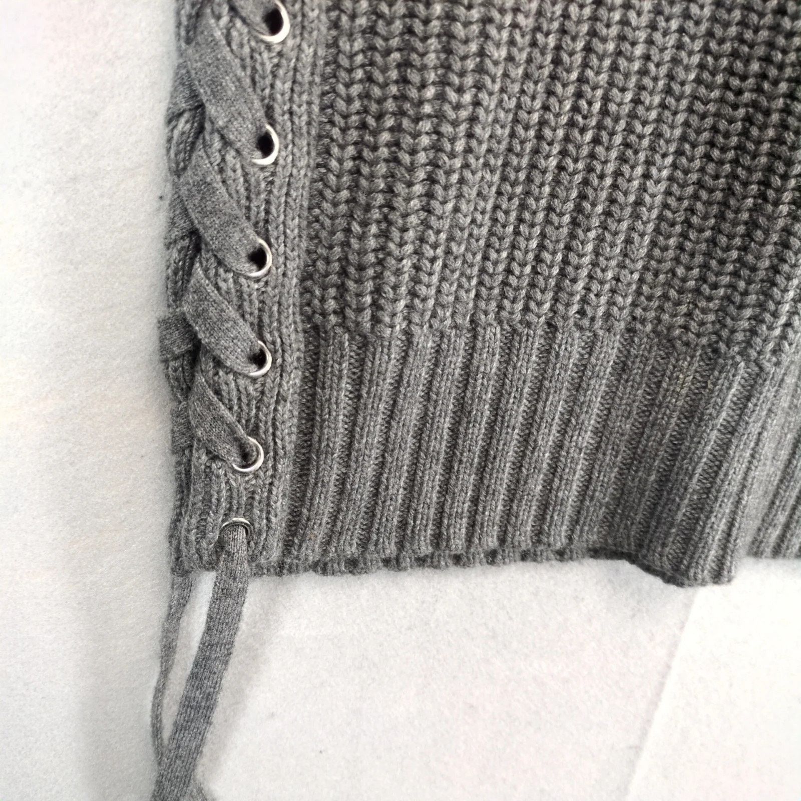 Autumn Cashmere Autumn Cashmere Wool Blend Gray Knit Sweater Dress Sz M Size M / US 6-8 / IT 42-44 - 10 Thumbnail