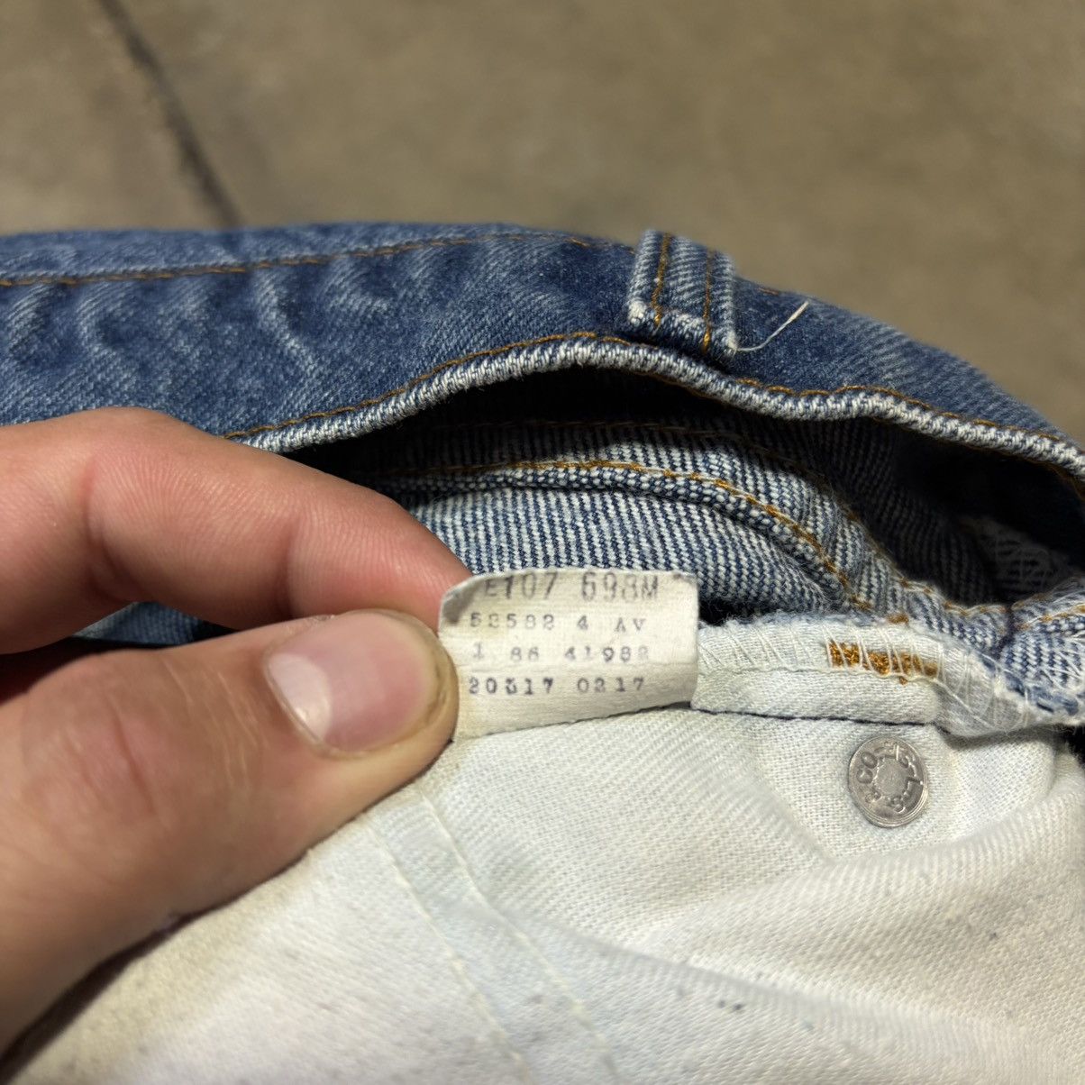 Levi's Vintage 80s Levis 517 Orange Tab Denim Jeans Bootcut USA Size US 32 / EU 48 - 17 Thumbnail