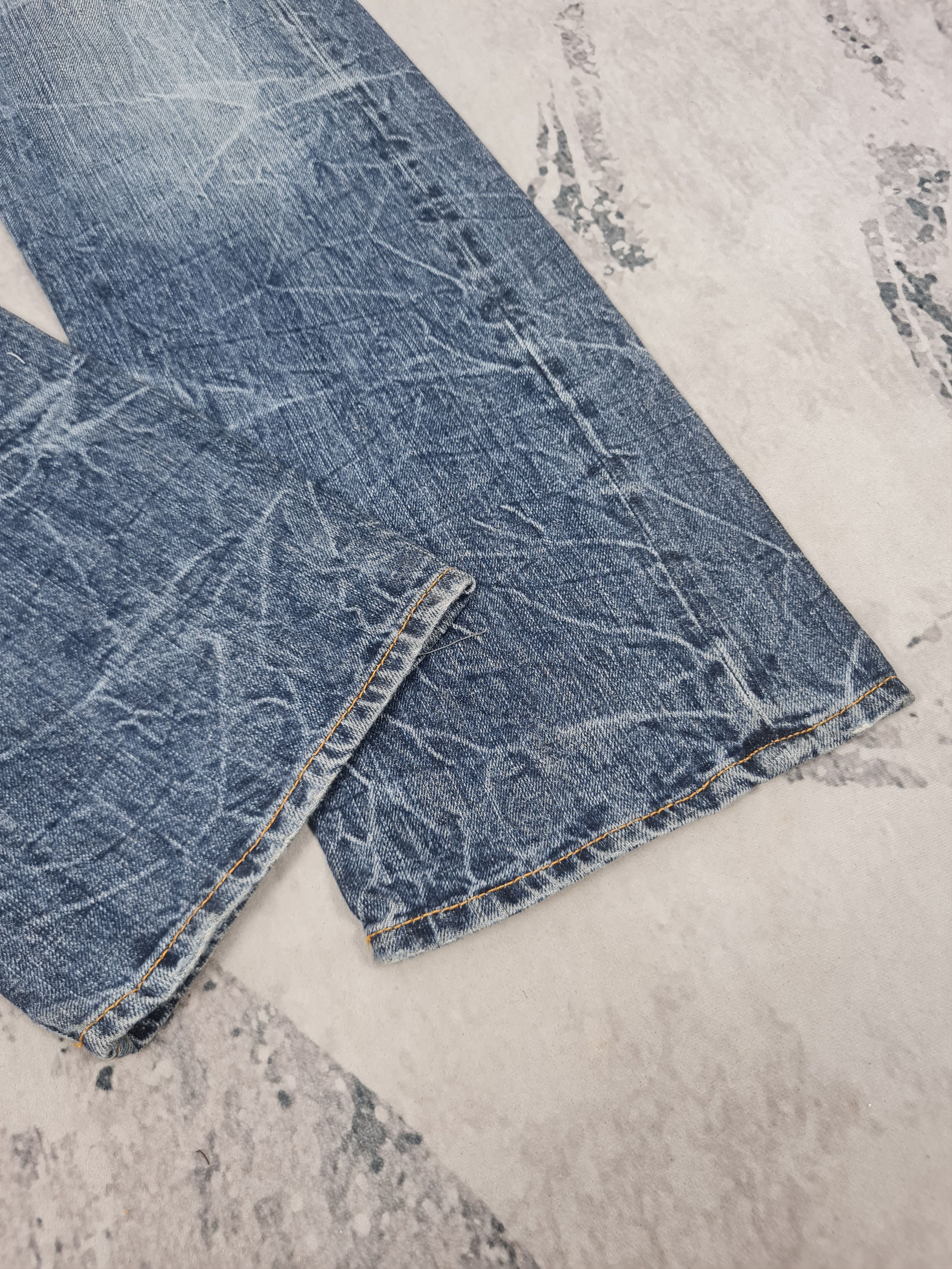 Japanese Brand Sirmione Embroider Skull Stone Wash Jeans 29x32.5 JB0160 Size US 29 - 10 Thumbnail