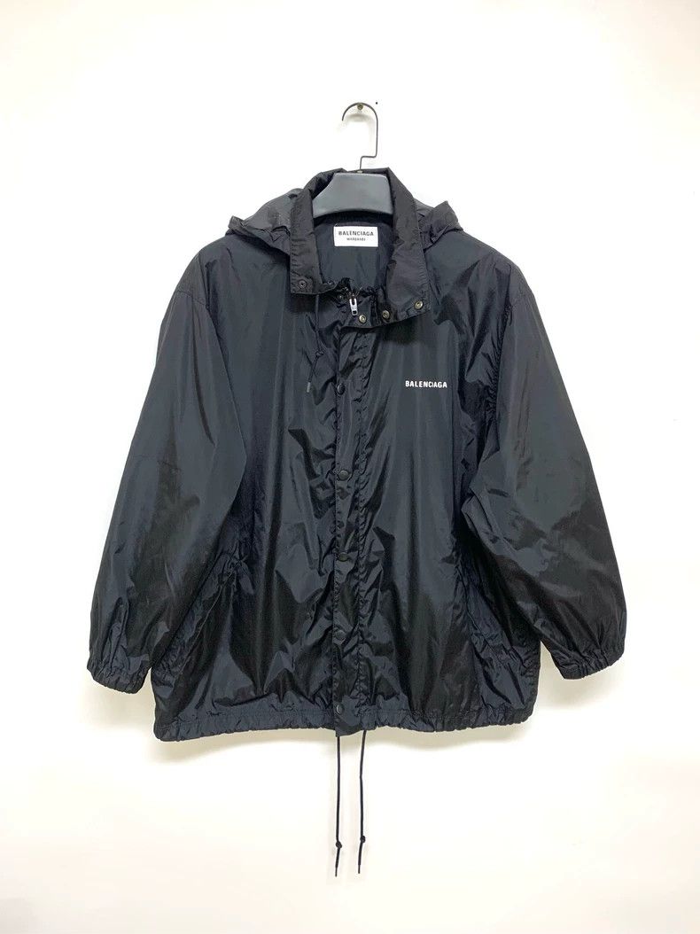 Balenciaga Balenciaga Black Logo Zip Jacket - dmc Size US M / EU 48-50 / 2 - 1 Thumbnail