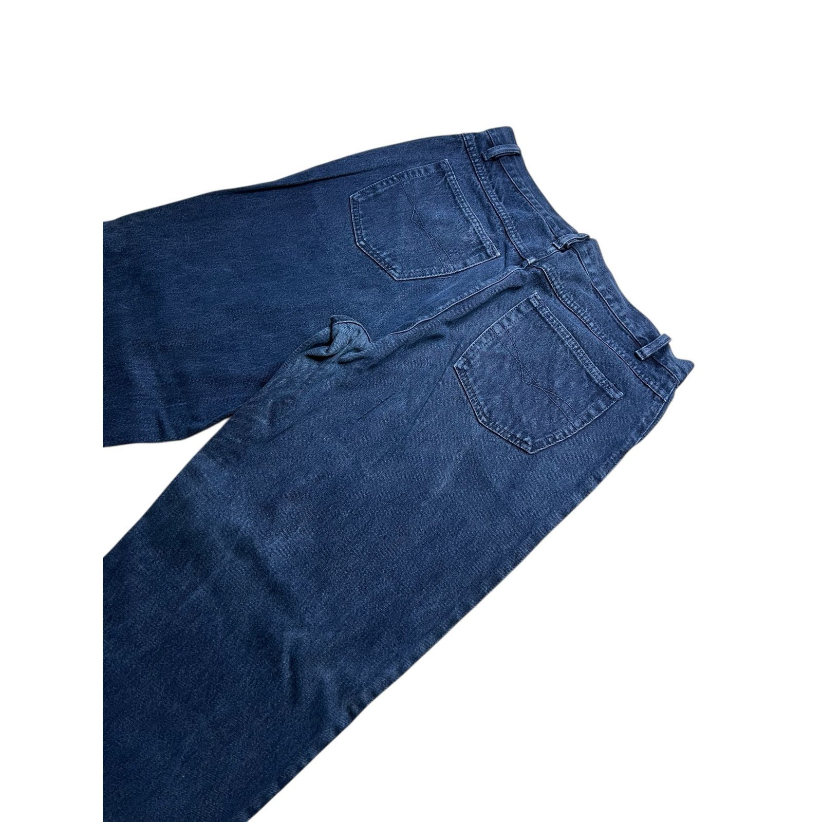 Anchor Blue Vintage 90s Anchor Blue Baggy Jeans37x31) Wide Leg USA Talon Size US 38 / EU 54 - 9 Thumbnail