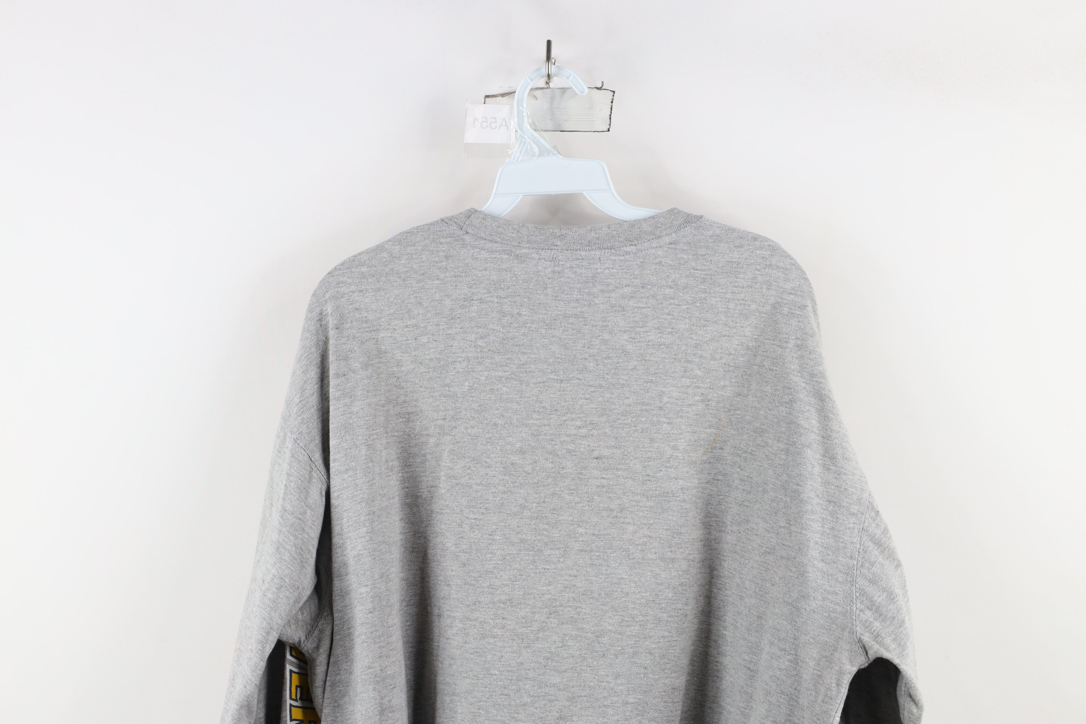 Starter × Vintage Vintage 90s Starter University Michigan Long Sleeve T-Shirt Size US XL / EU 56 / 4 - 12 Thumbnail
