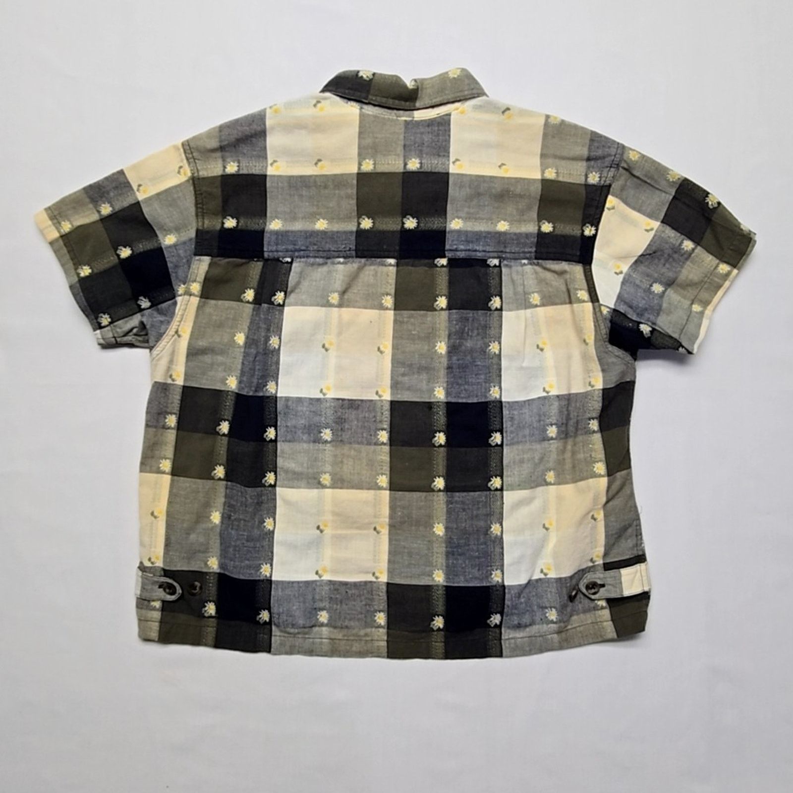 Other Christopher & Banks Plaid Button-Down Flower Floral M Shirt Size S / US 4 / IT 40 - 5 Thumbnail