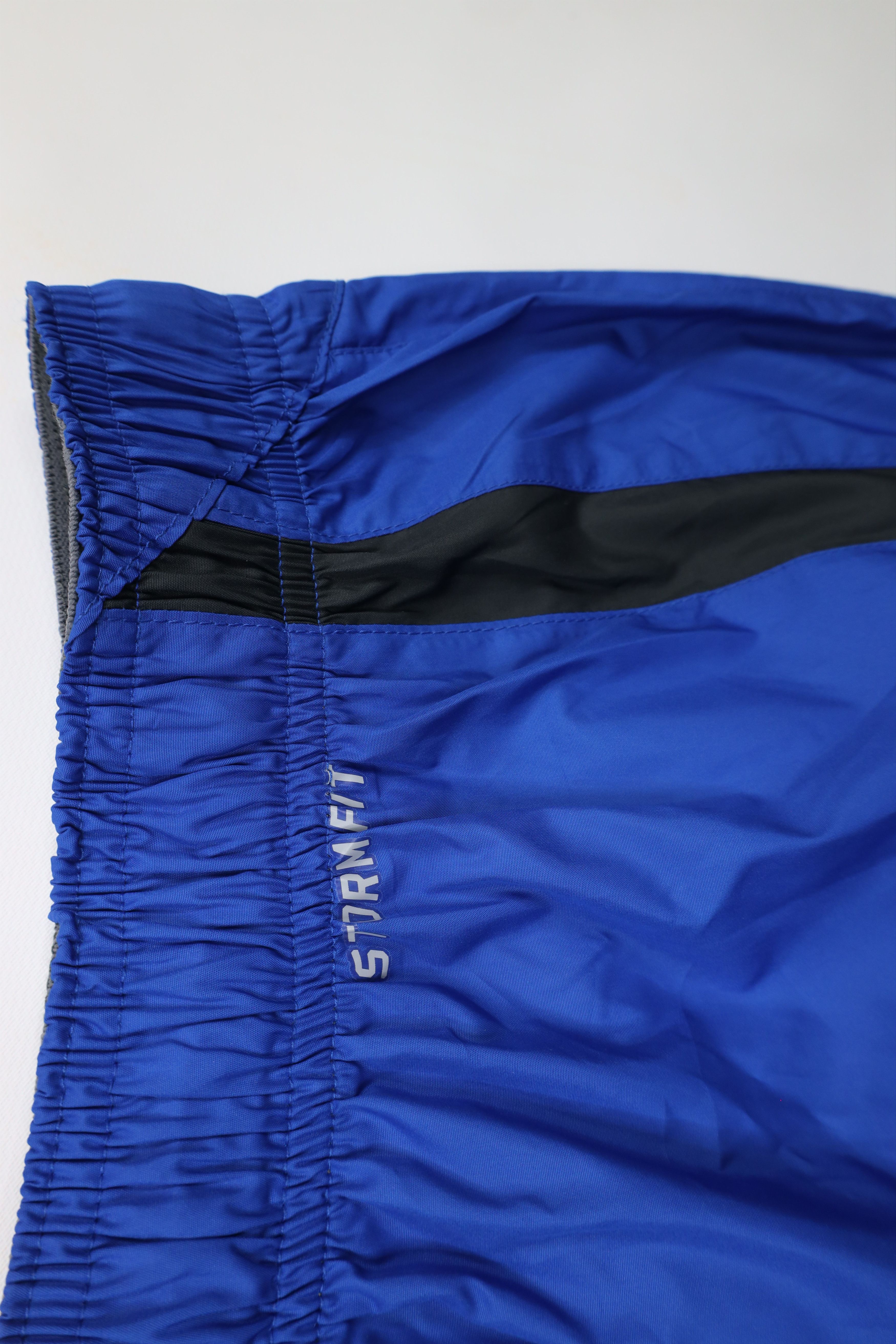 Nike × Vintage Nike Storm Fit Mini Swoosh Wide Leg Rain Pants Royal Blue Size US 44 / EU 60 - 8 Thumbnail
