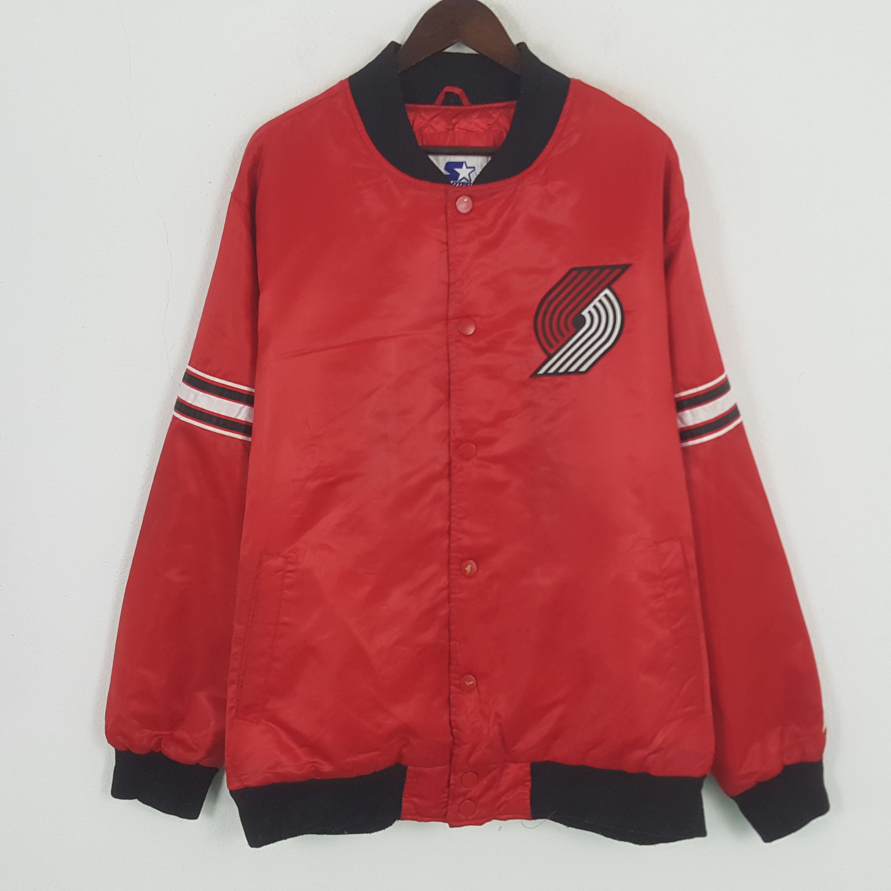 Starter × Vintage Vintage Starter Ripcity Windbreaker Varsity Jacket Size US XXL / EU 58 / 5 - 3 Thumbnail