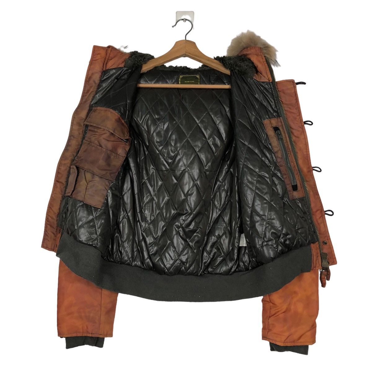 If Six Was Nine 🔥Riot Riot Vtg Bomber Jacket 291295=Homme Mink Fur Hoodie Size US M / EU 48-50 / 2 - 13 Thumbnail