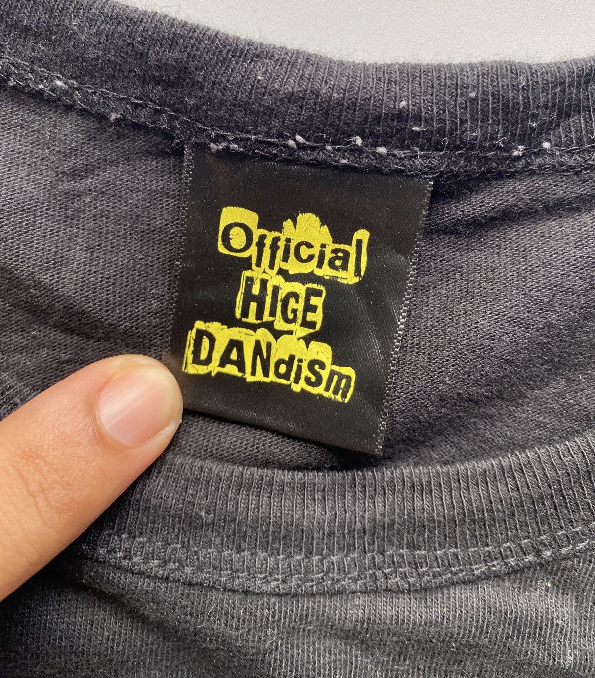 Band Tees OFFICIAL HIGE DANDISM Size US L / EU 52-54 / 3 - 3 Thumbnail