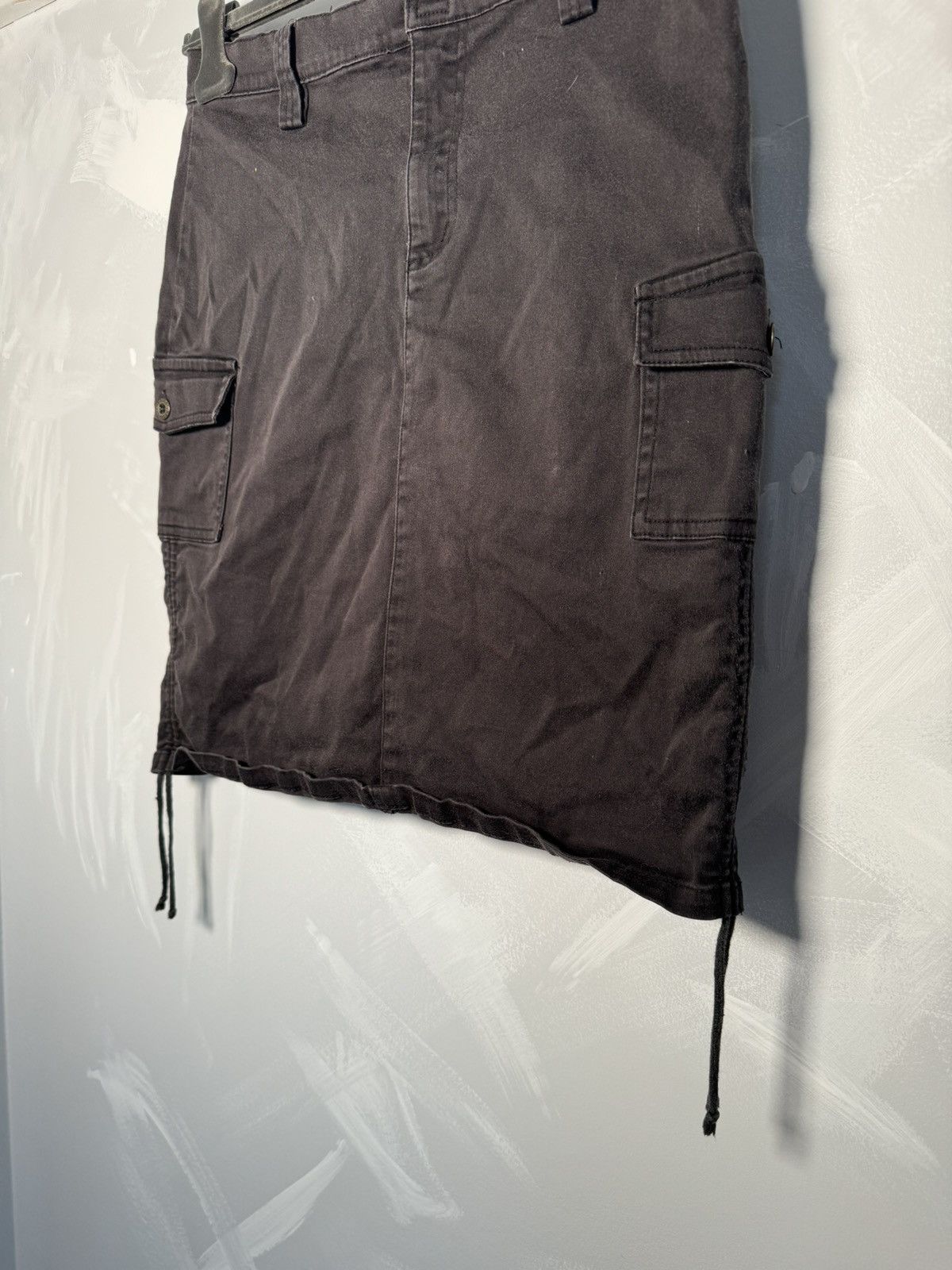 Japanese Brand × Request Jeans Request Black Midi Cargo Skirt Japanese Brand Cords Size 30" / US 8 / IT 44 - 3 Thumbnail