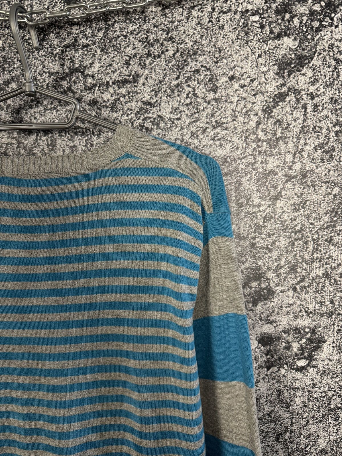 Diesel Men’s Diesel Vintage Striped V-Neck Pullover Sweater Size M Size US M / EU 48-50 / 2 - 11 Thumbnail