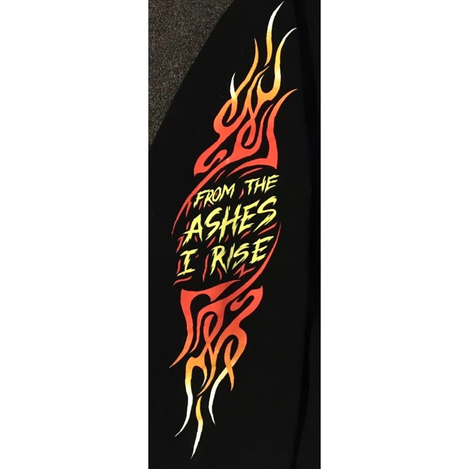 Vintage VINTAGE Eagle Flames Zip Hoodie S Grunge Biker Punk Skate Surf Fire Emo Jnco Vtg 90s Y2K Size US S / EU 44-46 / 1 - 4 Thumbnail