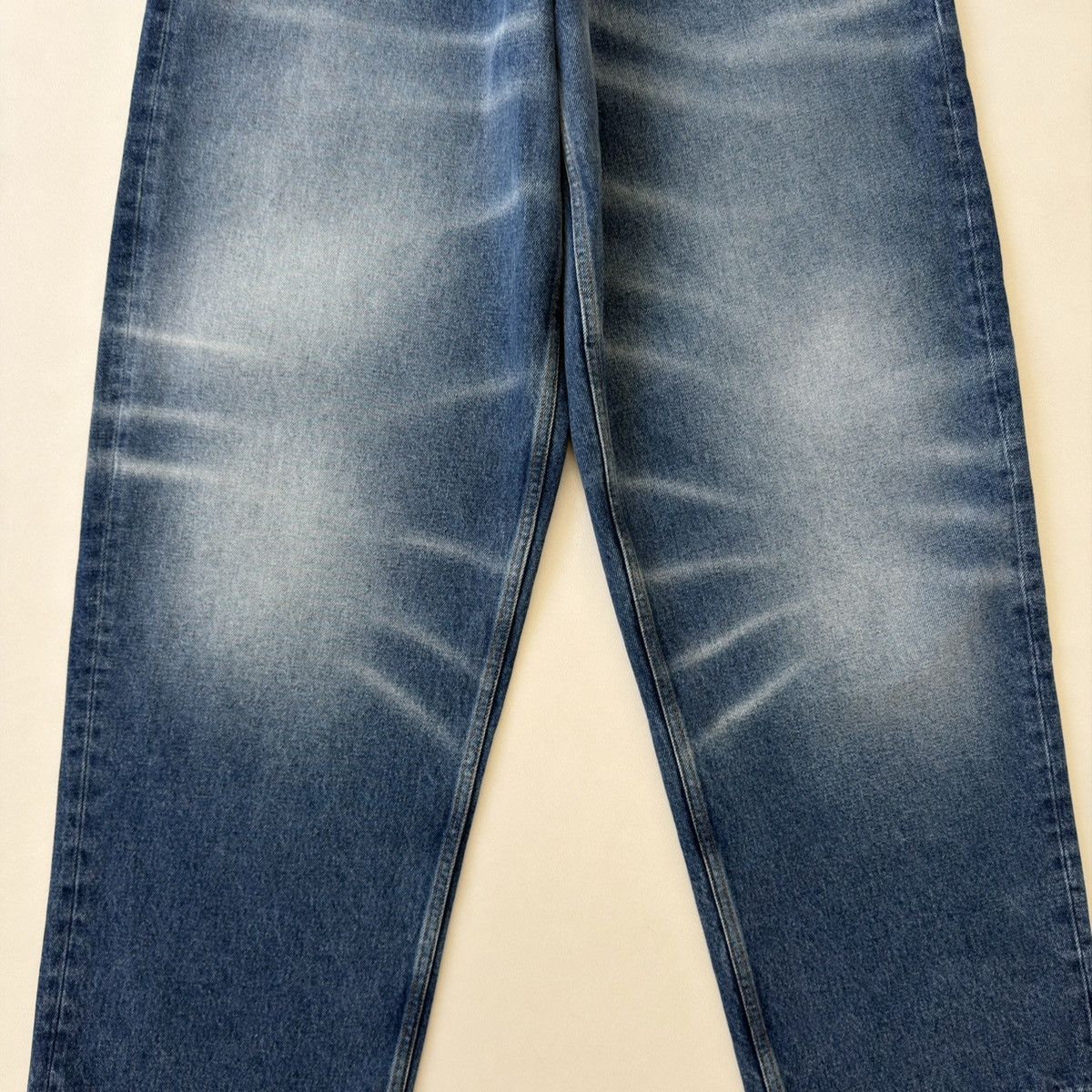 Y/Project A/W 23 ‘’Whiskers Mid Blue’ Washed Jeans Size US 32 / EU 48 - 12 Thumbnail
