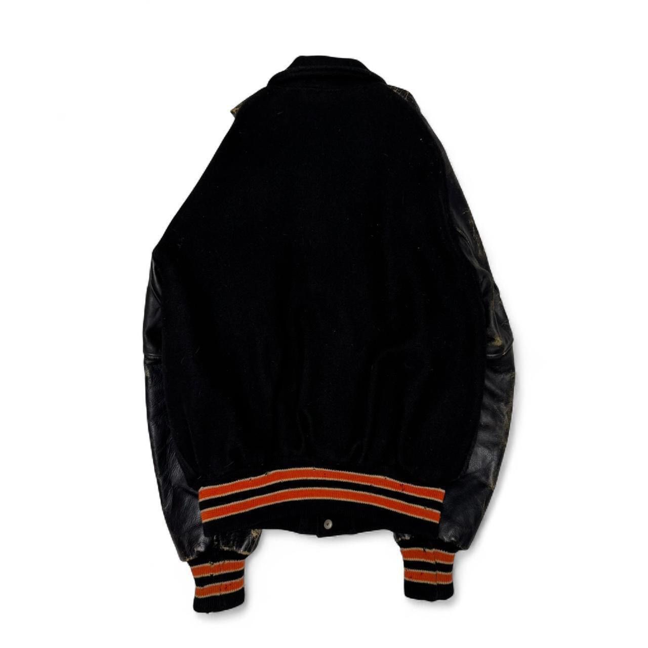 Vintage 1960s Syracuse University varsity jacket black and orange Size US L / EU 52-54 / 3 - 6 Thumbnail